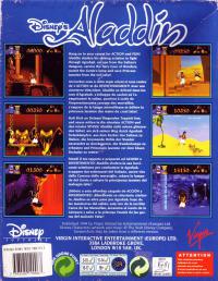 Disney's Aladdin Box Artwork Rear