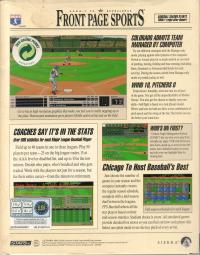 Front Page Sports- Baseball '94 Box Artwork Rear