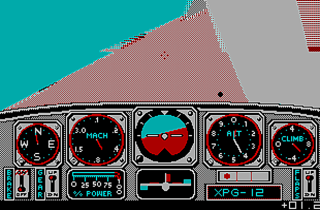 Advanced Flight Trainer DOS Game