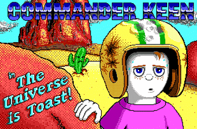 Commander Keen 8- Dead in the Desert! DOS Game