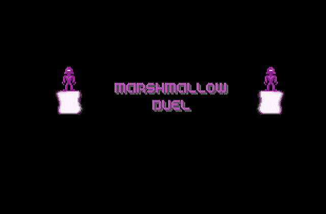 Marshmallow Duel V2.0 DOS Game
