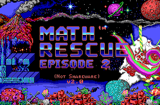 Math Rescue Episode 2 And 3 DOS Game