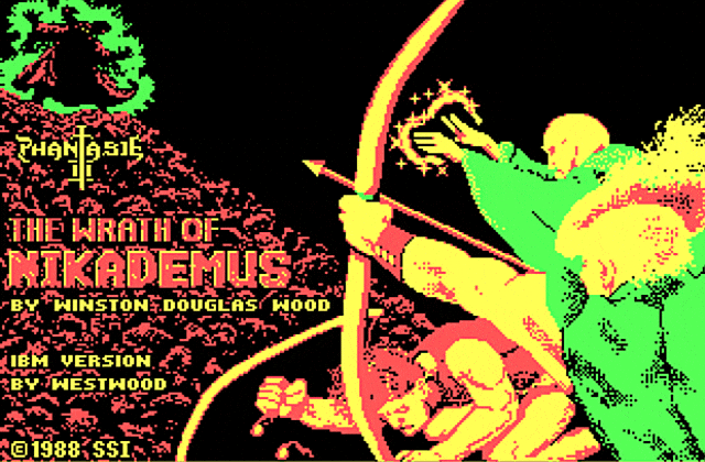 Phantasie III- The Wrath of Nikademus DOS Game