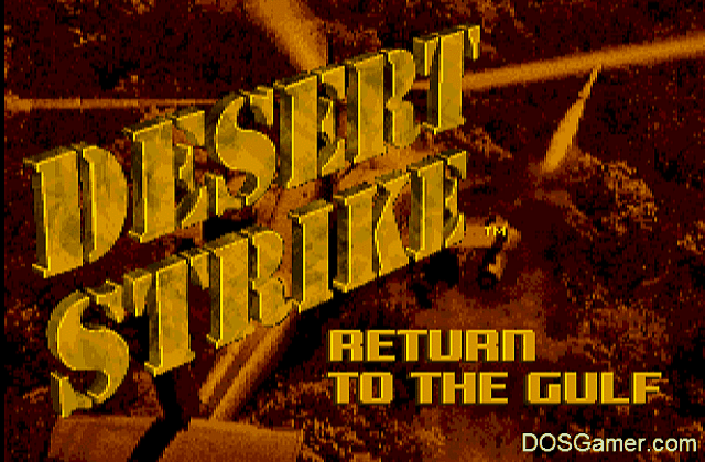 Desert Strike- Return to the Gulf DOS Game