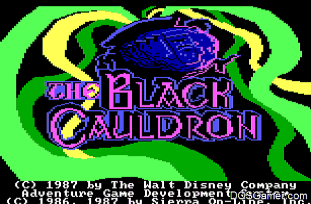 Black Cauldron, The DOS Game