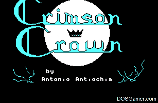 Crimson Crown, The DOS Game