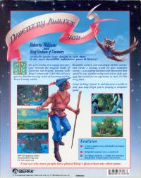 King's Quest V- Absence Makes the Heart Go Yonder Box Artwork Rear