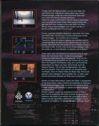 Last Action Hero Box Artwork Rear
