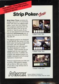 Strip Poker III Box Artwork Rear