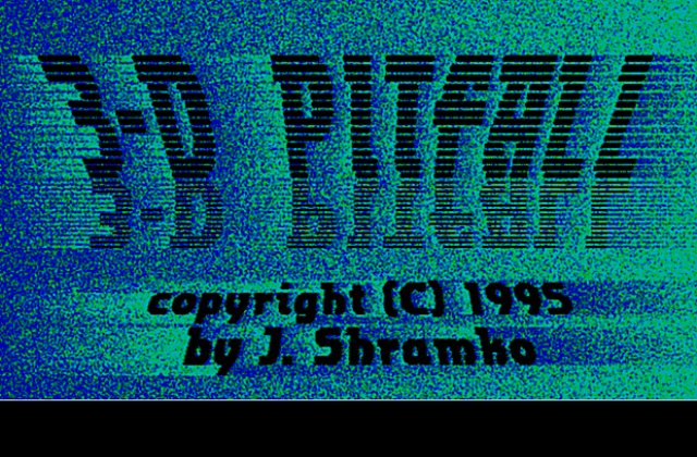 3-D Pitfall DOS Game