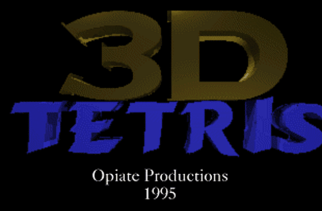 3D Tetris DOS Game