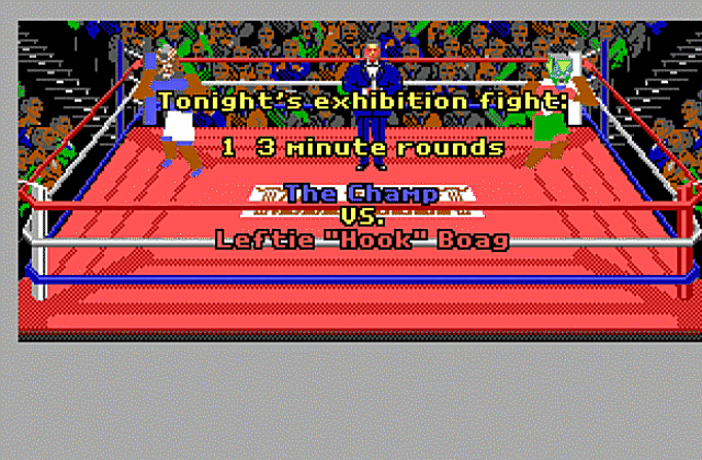 4-D Boxing - The DEMO Disk DOS Game