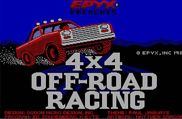 4x4 Off-Road Racing DOS Game