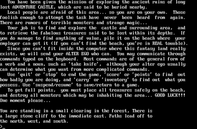 Adventure Castle DOS Game