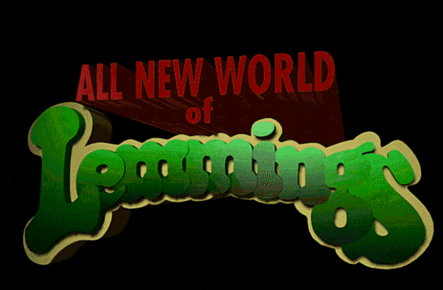 All New World of Lemmings DOS Game