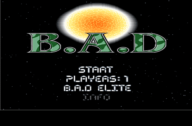 B.A.D. DOS Game