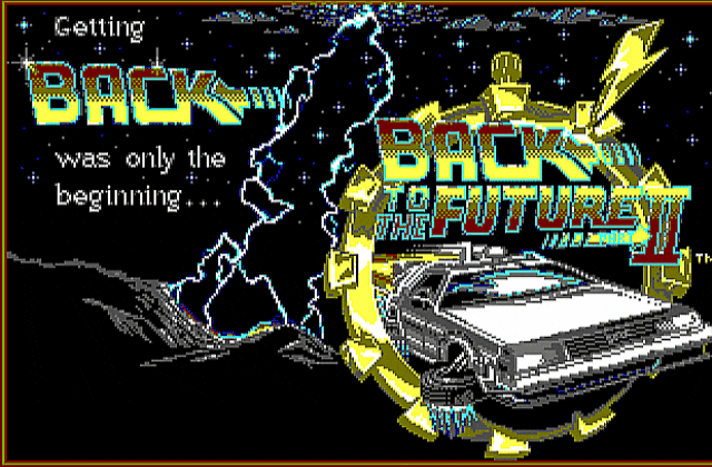 Back to the Future Part II DOS Game