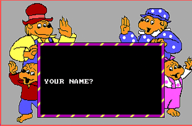 Berenstain Bears Learn to Count DOS Game