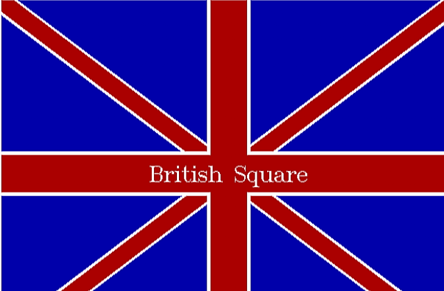 British Square DOS Game