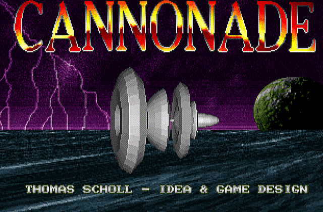 Cannonade DOS Game