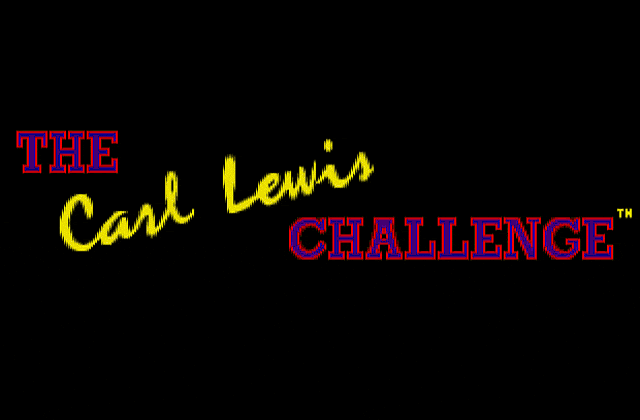 Carl Lewis Challenge DOS Game