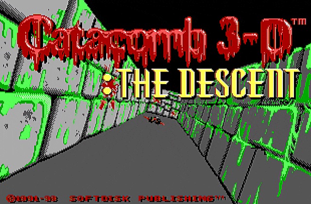 Catacomb 3-D- The Descent DOS Game