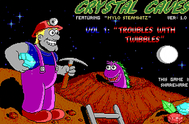 Crystal Caves Vol. 1- Troubles with Twibbles DOS Game
