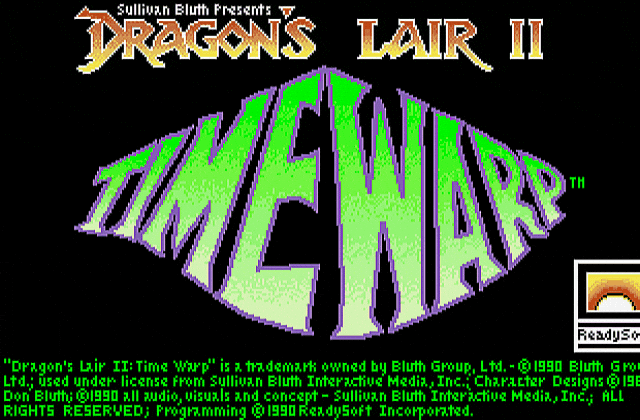 Dragon's Lair II- TimeWarp DOS Game