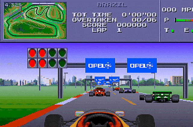 F1 DOS Game