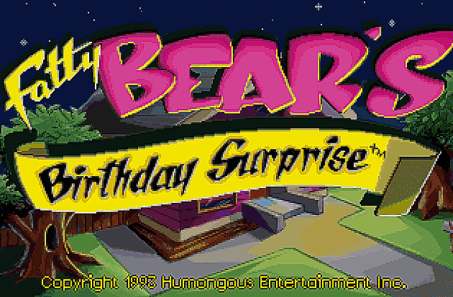 Fatty Bear's Birthday Surprise DOS Game