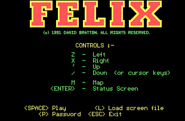 Felix DOS Game