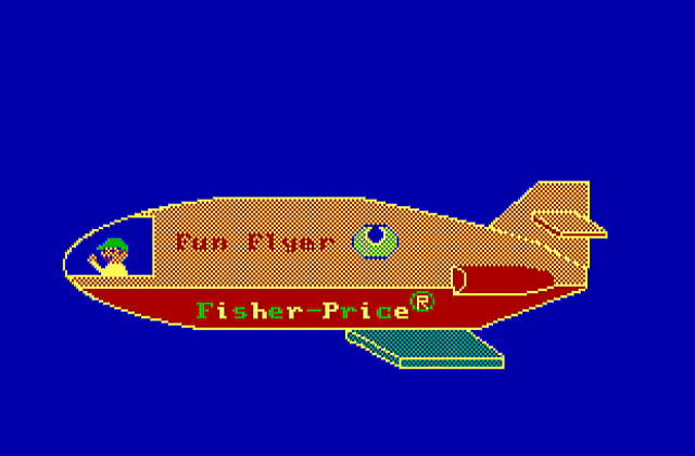 Fisher-Price- Fun Flyer DOS Game