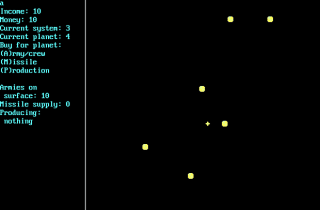 Galactic Empire DOS Game