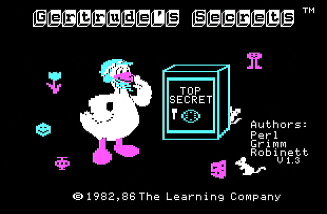 Gertrude's Secrets DOS Game