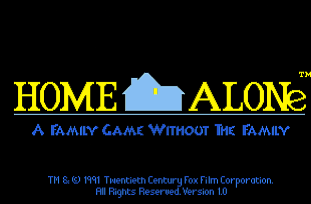 Home Alone DOS Game
