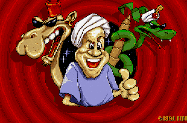 Lagaf- Les Aventures de Moktar - Vol 1- La Zoubida DOS Game