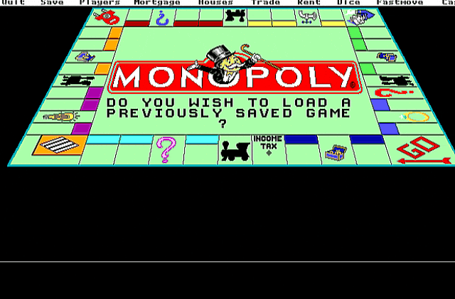 Leisure Genius presents Monopoly DOS Game