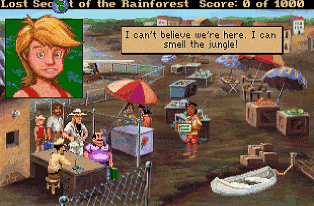 Lost Secret of the Rainforest DOS Game