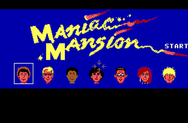 Maniac Mansion (Enhanced) DOS Game