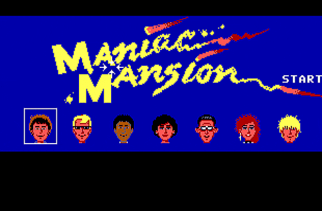 Maniac Mansion (Enhanced) (De) DOS Game