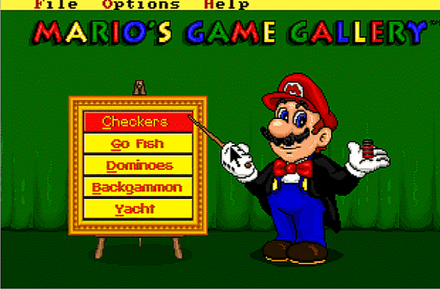 Mario's Game Gallery DOS Game