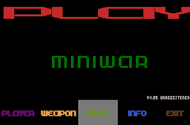 Mini War DOS Game