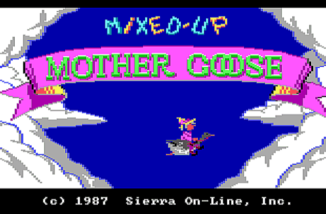 Mixed Up Mother Goose DOS Game