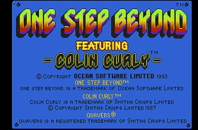 One Step Beyond DOS Game