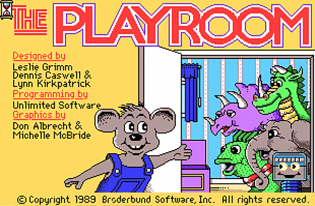 Playroom DOS Game