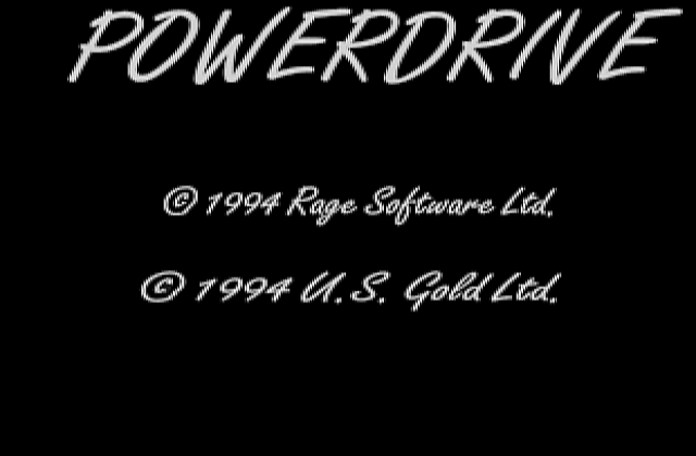 Power Drive DOS Game