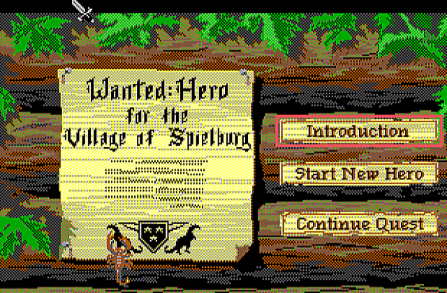 Quest For Glory 1 - So You Want To Be A Hero DOS Game