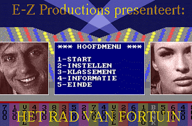 Rad van Fortuin  DOS Game