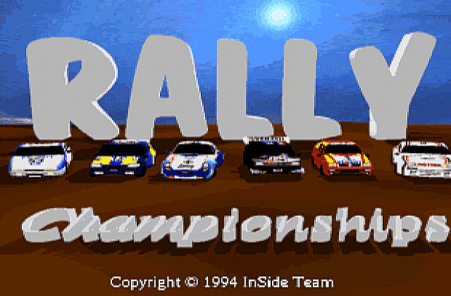 Rally Championship DOS Game