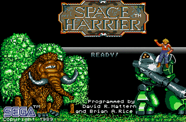 Space Harrier DOS Game